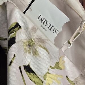 David's Bridal Floral Dress